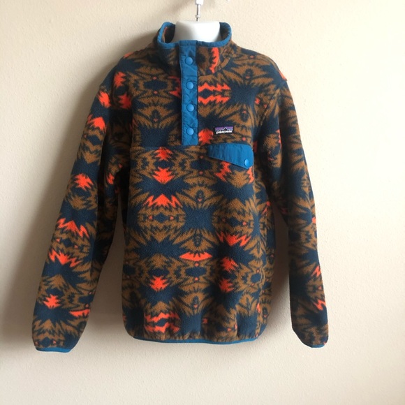 Patagonia Other - Patagonia Boys Aztec Synchilla Pullover L EUC